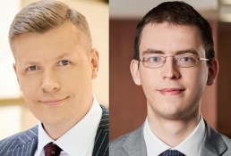 Advokatų kontoros „Marger“ partneris, advokatas Augustinas Vaičiūnas ir teisininkas Dainius Kononovas